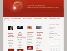Tablet Screenshot of andreafeodorabernhardt.com